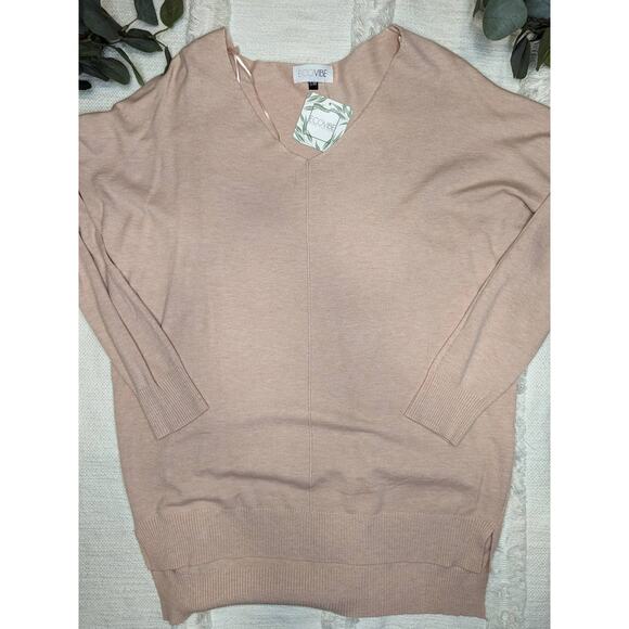 Eco Vibe Ultra Soft Sweater in Blush - Picture 1 of 6